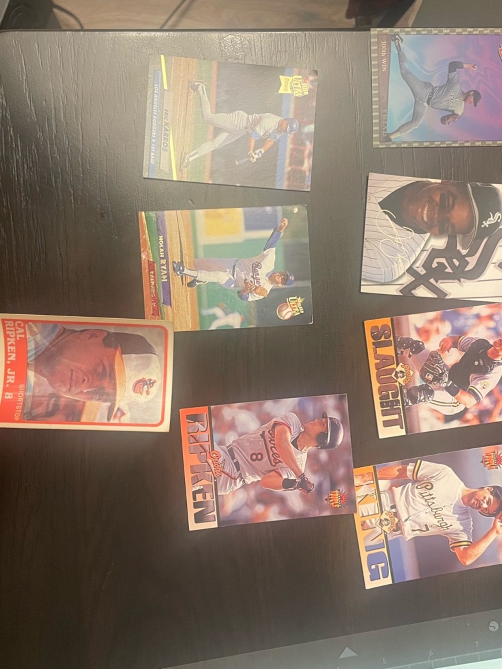 Baseball, basketball, football, marvel collectible cards.